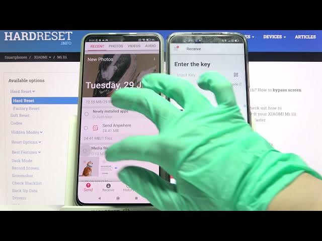 Video thumbnail for How to Transfer Files from XIAOMI Mi 11i to Android Device - Use Send Anywhere App
