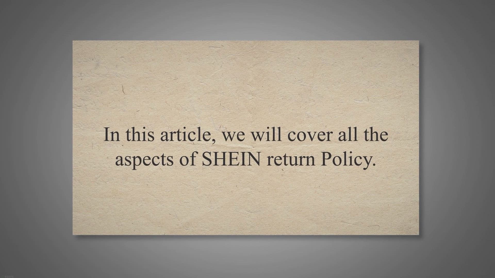 Video thumbnail for SHEIN Return Without Original Packaging | Full Guide 2023