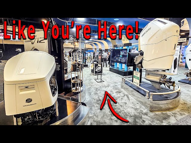 Video thumbnail for Complete MERCURY Booth Tour 2024 Miami Boat Show