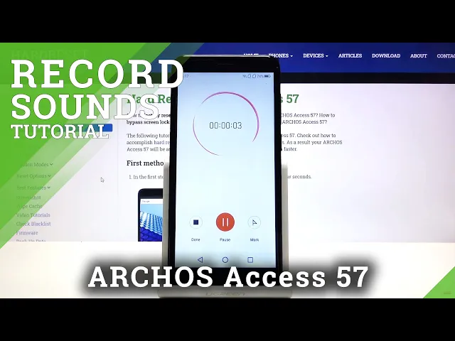 Video thumbnail for How to Record Sounds on Archos Access 57 - Sound Recorder Feature