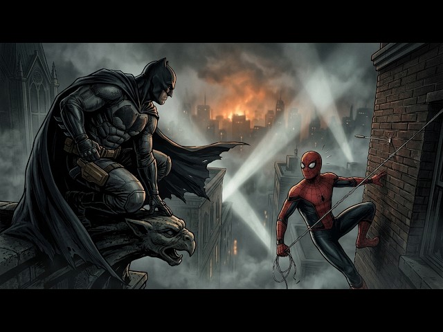 Video thumbnail for What If Spider Man & Batman Swapped Cities for a Week?