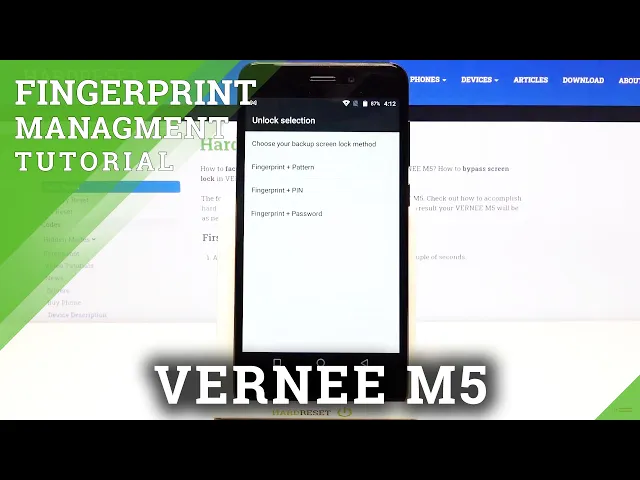 Video thumbnail for How to Set Up Fingerprint in VERNEE M5 - Add Fingerprint Lock