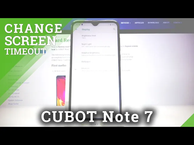 Video thumbnail for How to Change Screen Timeout on CUBOT Note 7 – Adjust Screen Timeout