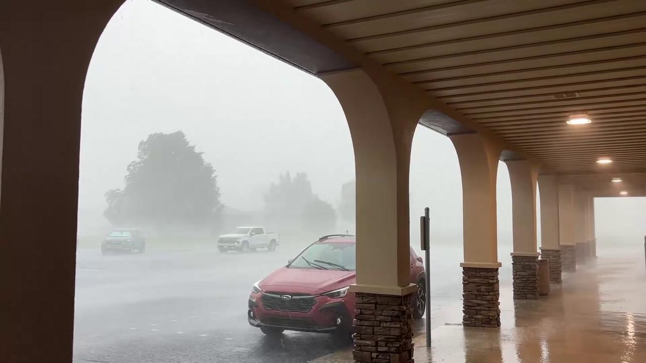 Video thumbnail for US: Severe Thunderstorms Batter Central Oklahoma With Damaging Winds.