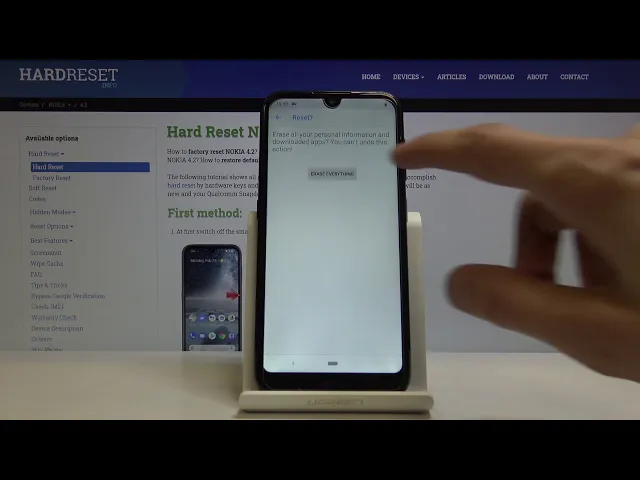 Video thumbnail for NOKIA 4.2 Factory Reset | Remove Data by Hard Reset