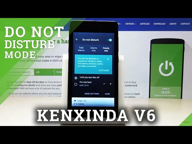 Video thumbnail for How to Enter Do Not Disturb Mode in KENXINDA V6 – Silent Mode