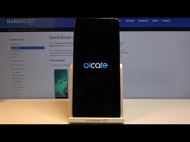 Video thumbnail for How to Factory Reset ALCATEL 3X (2020) - Delete All DAta