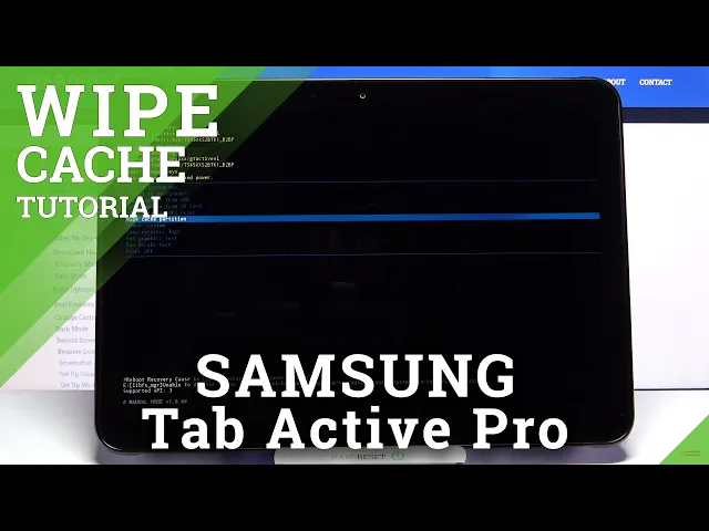 Video thumbnail for How to Wipe Cache Partition in SAMSUNG Galaxy Tab Activate Pro – Reset Temporary Cache Files