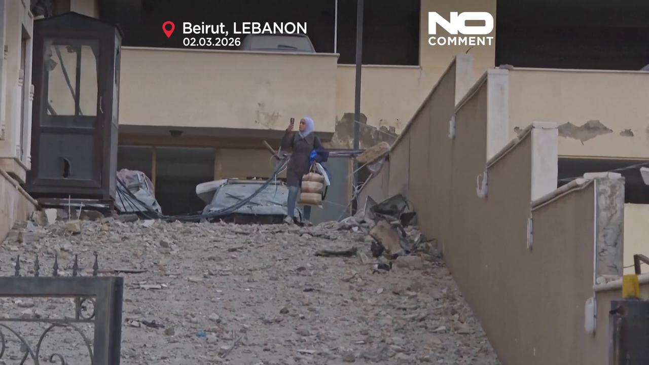 Video thumbnail for At least 31 killed as Israel launches strikes on Beirut after Hezbollah rocket fire