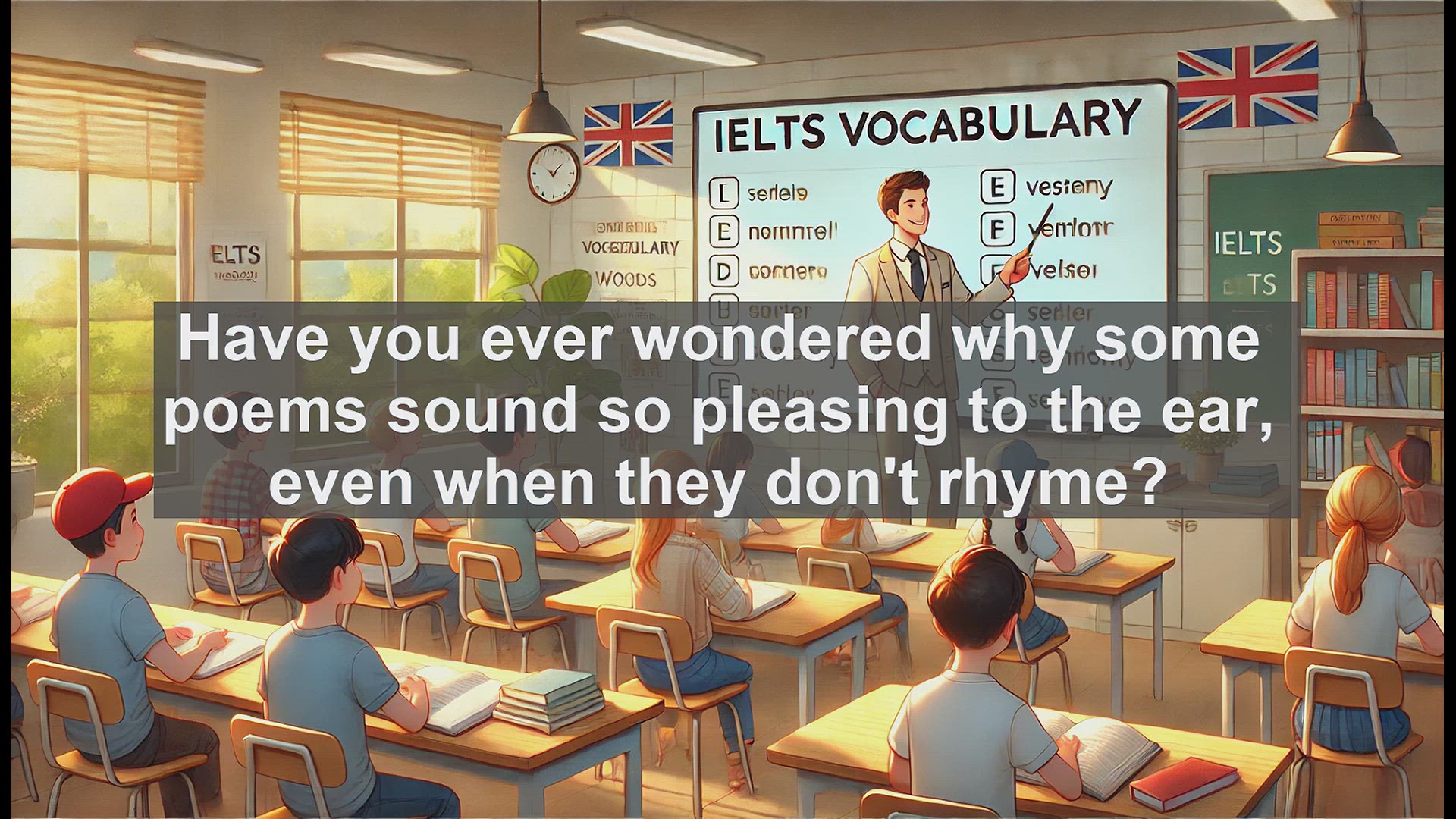 'Video thumbnail for 2000 Must Know IELTS 9.0 Vocabulary - Assonate: The Art of Vowel Sound Repetition in Language'