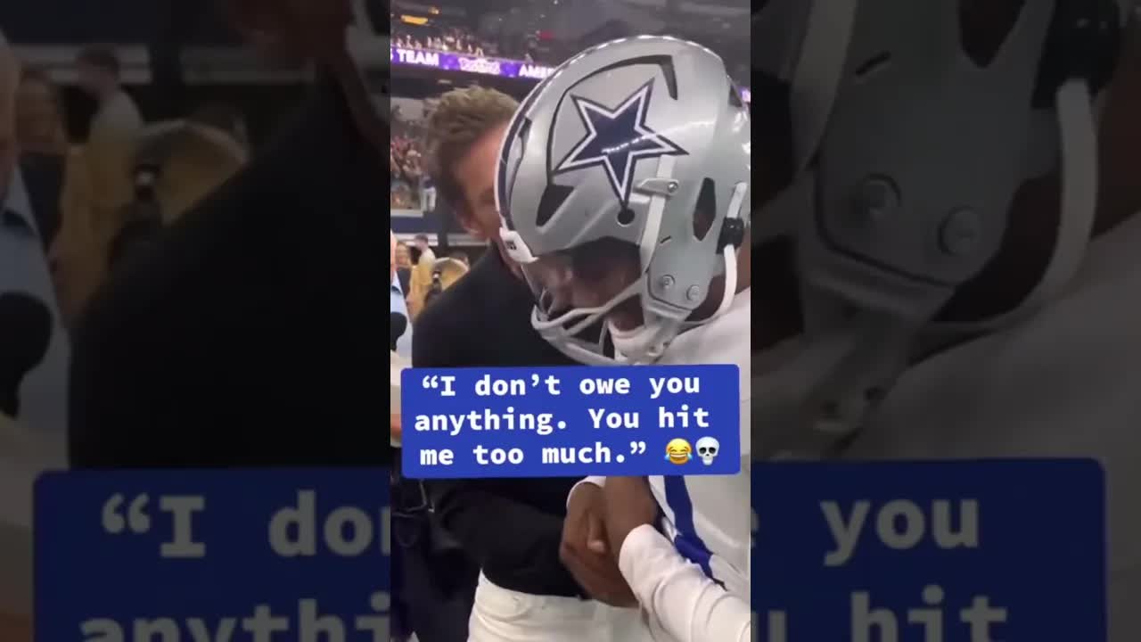 Video thumbnail for #Cowboys Micah Parson x Tom Brady I don't OWE you SH%T