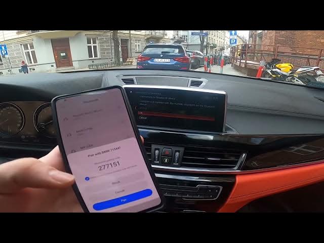 Video thumbnail for How to Pair Smartphone with System via Bluetooth in BMW X2 ( 2017 - now ) - Connect Phone