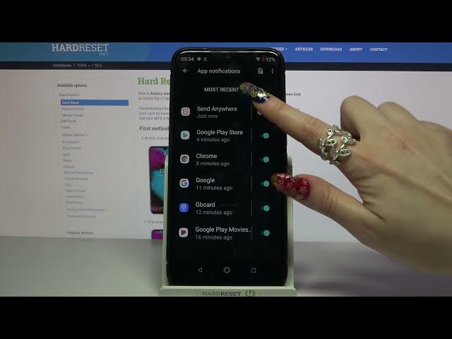 Video thumbnail for Notifications Settings - Turn On & Disable Messages from Apps on VIVAX Fly 6