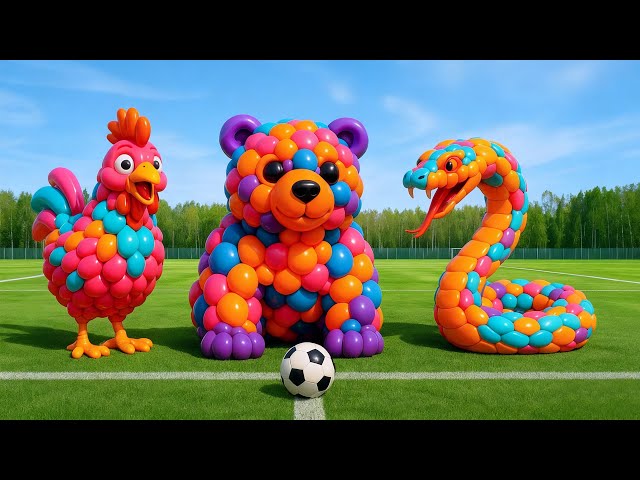 Video thumbnail for Balloon panda VFX Transformation on Football Field| CGI 3D Animation Showcase #vfx