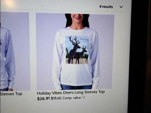 Video thumbnail for HI, Shop my latest designs of tops with horse paintings and deers on Zazzle!