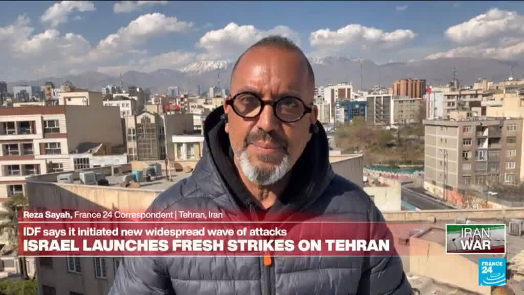 Video thumbnail for Iran pummeled by intensive airstrikes as war enters day six