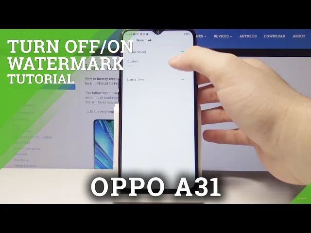 Video thumbnail for How to Remove Camera Watermark on OPPO A31 2020 – Camera Settings