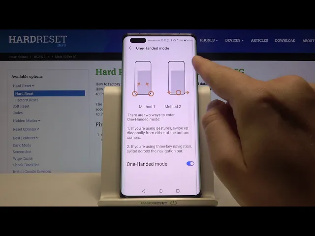 Video thumbnail for How to Enter One Handed Mode on HUAWEI Mate 40 Pro 5G - Turn On One Handed Mode