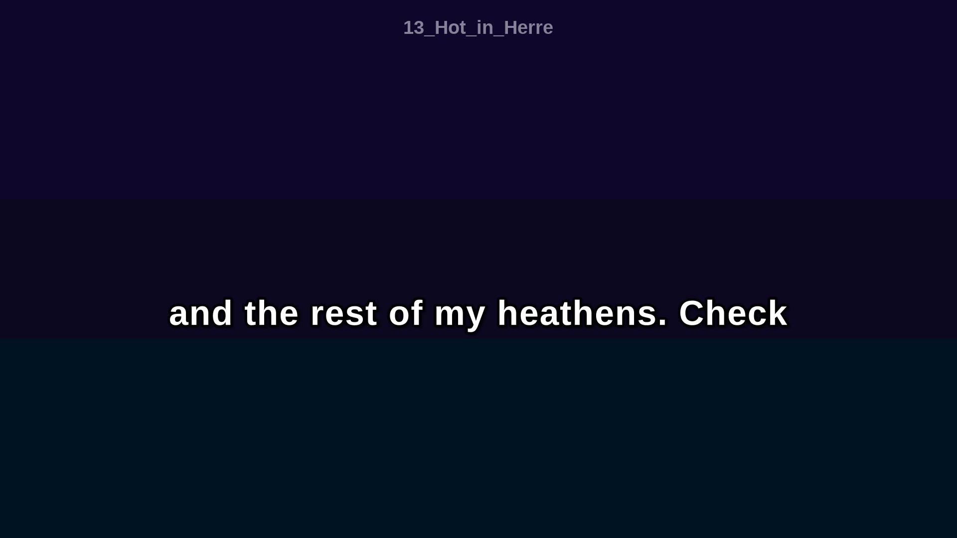 Video thumbnail for Karaoke W/ Lyrics: Hot in Herre | ARTificial Originals - not Tyler