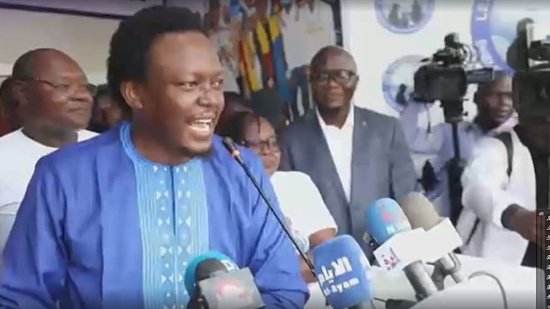 Video thumbnail for Chad opposition figure, Succes Masra, calls for reconciliation after his release