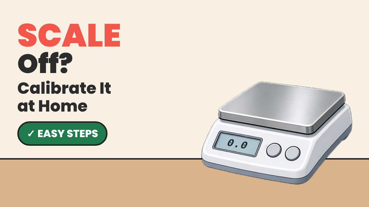 Video thumbnail for How to Calibrate a Digital Scale at Home (Easy Steps)