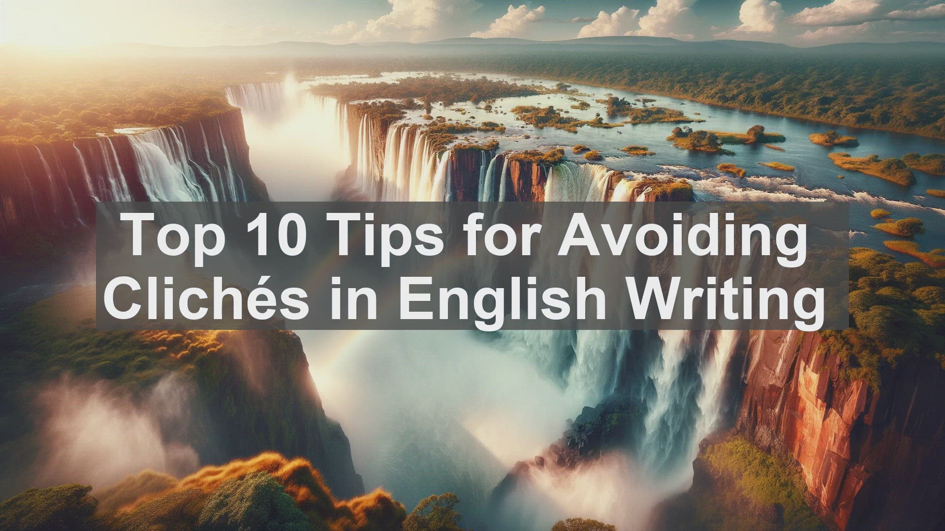 'Video thumbnail for Top 10 Tips for Avoiding Clichs in English Writing'
