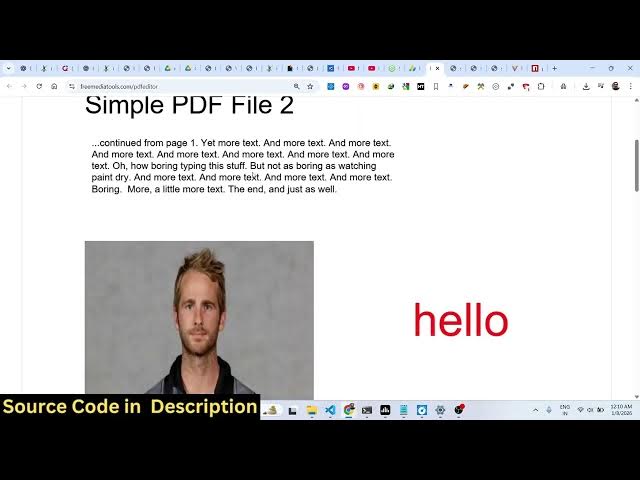 Video thumbnail for I Built PDF Editor SAAS App in Browser