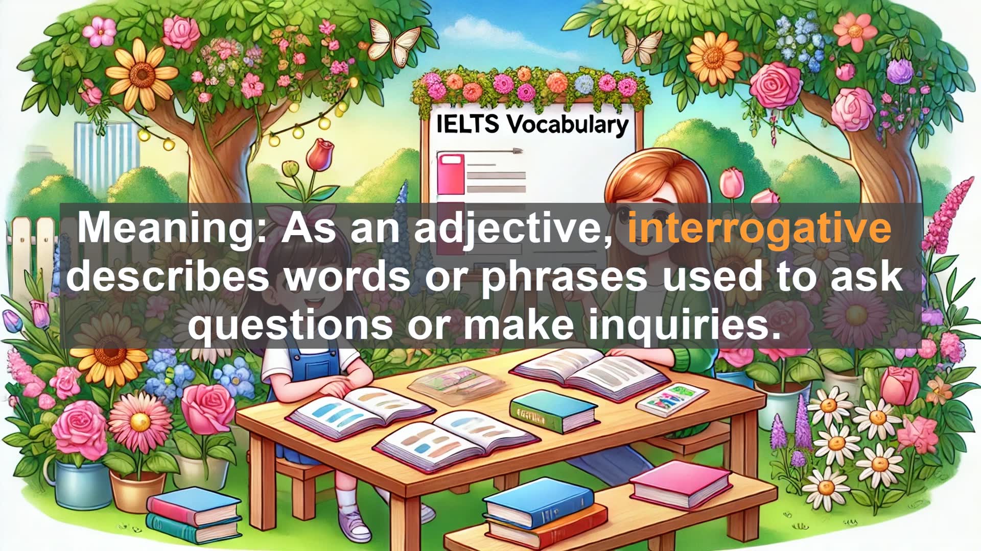 'Video thumbnail for 5000 Must Know IELTS 8.0 Vocabulary - Mastering Interrogatives for IELTS Success'