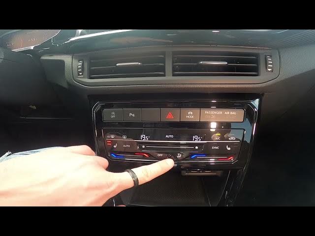 Video thumbnail for How to Enable or Disable Auto Airflow in Volkswagen T-Cross (2018 - now) - Use Auto Climate Control