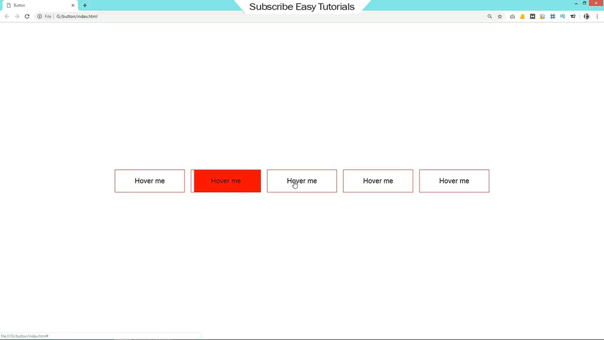 'Video thumbnail for How To Add Hover Effect On Button In HTML And CSS _ Animated Background In CSS'