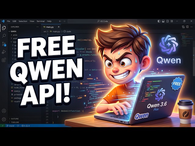 Video thumbnail for Get Qwen 3.6 Plus API Key FREE | Best OpenAI/Claude Alternative for Developers