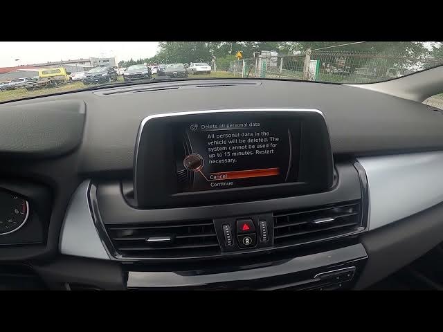 Video thumbnail for How to Delete Personal Data from System in BMW Series 2 F22-F23-F45-F46 ( 2013 - 2021 )