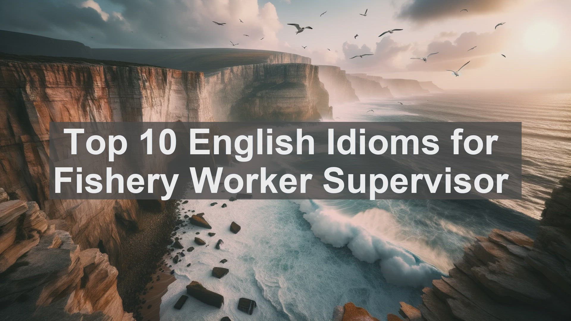 'Video thumbnail for Top 10 English Idioms for Fishery Worker Supervisor'