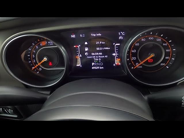 Video thumbnail for How to Reset Trip A and B Data in Jeep Wrangler IV ( 2018 – now )  - Clear Driving Info