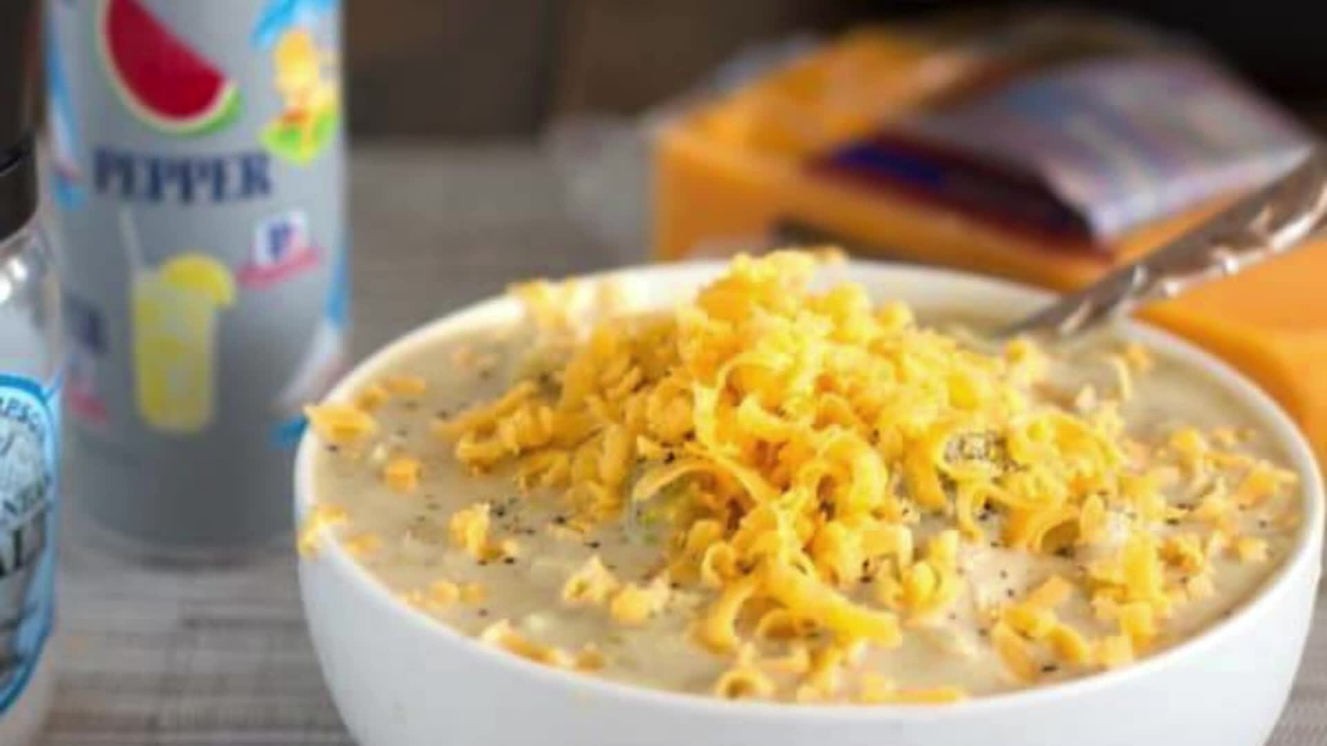 Video thumbnail for Super Easy Crockpot Broccoli Cheese Soup recipe