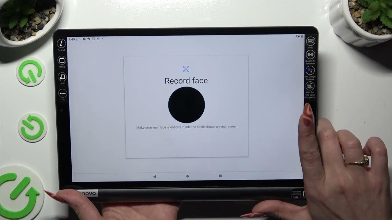 Video thumbnail for How to Set Up Face Unlock on LENOVO Yoga Smart Tab YT-X705F?