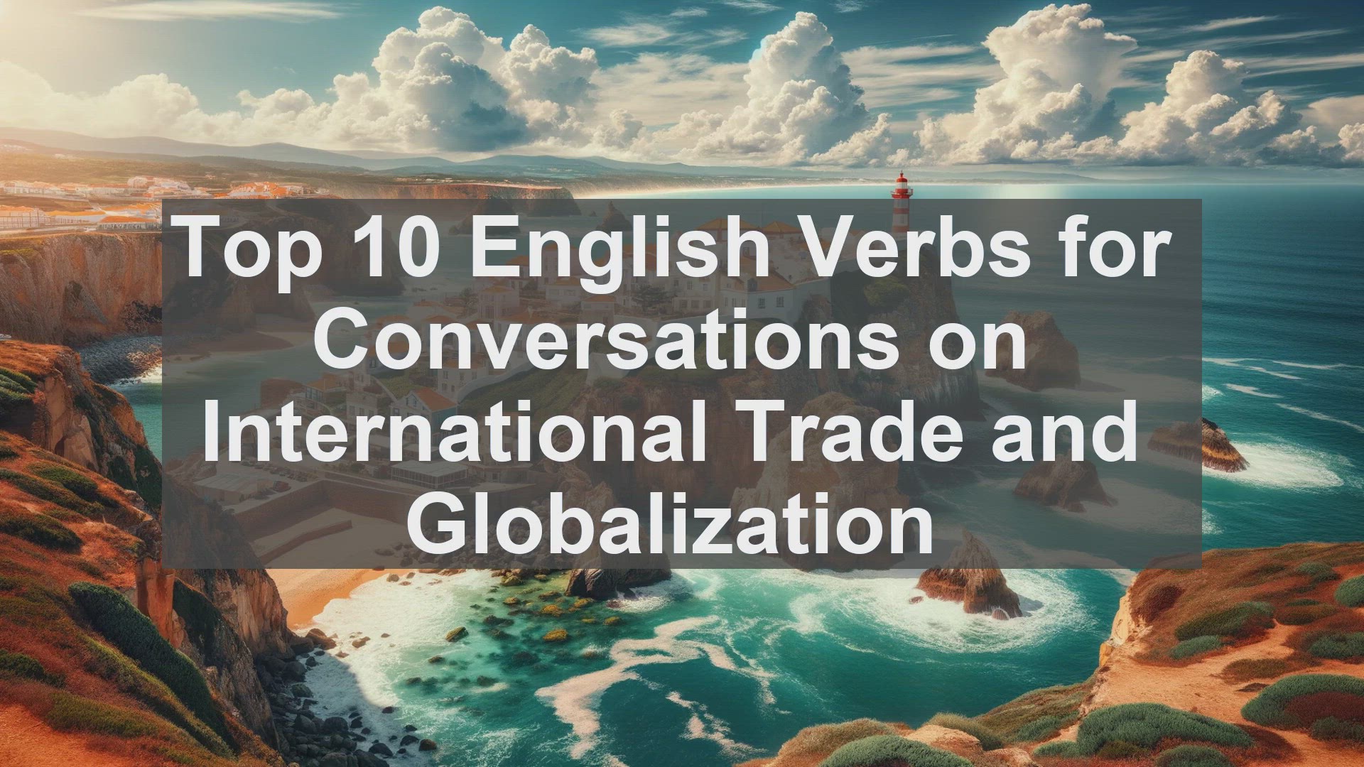 'Video thumbnail for Top 10 English Verbs for Conversations on International Trade and Globalization'
