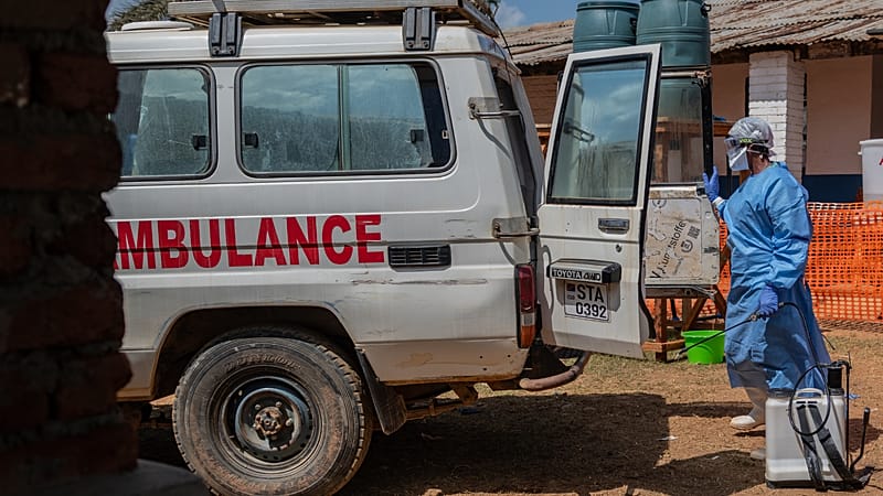 Video thumbnail for WHO says attacks on ambulances affecting DRC Ebola response