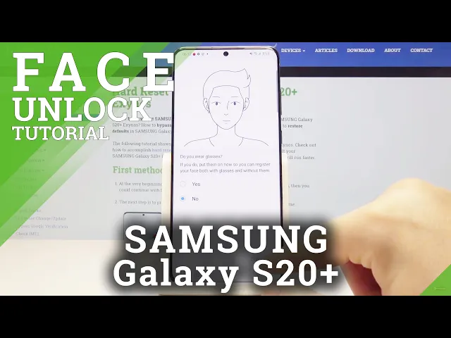 Video thumbnail for How to Enable Face Recognition in Samsung Galaxy S20+ | Screen Protection
