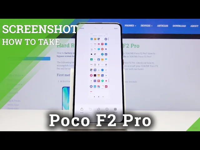 Video thumbnail for How to Take a Screenshot in XIAOMI Poco F2 Pro - Save Display