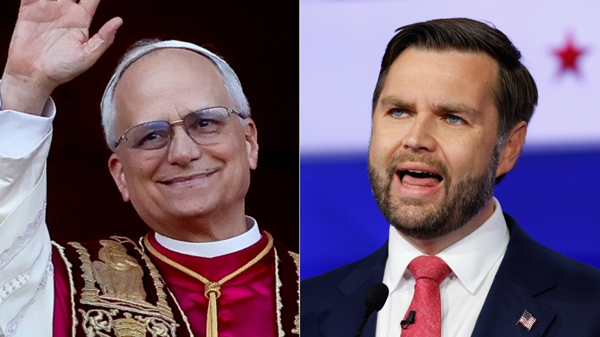 Video thumbnail for The New Pope Has Already Made His Feelings On JD Vance Clear