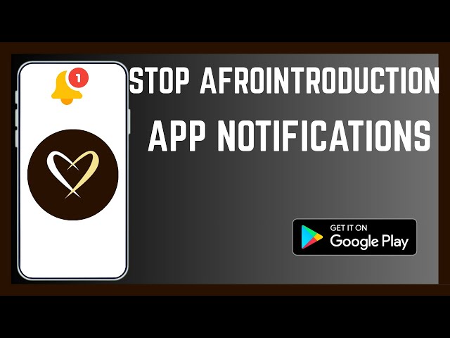 Video thumbnail for How To Permanently  Stop AfroIntroductions App Pop Up Alerts