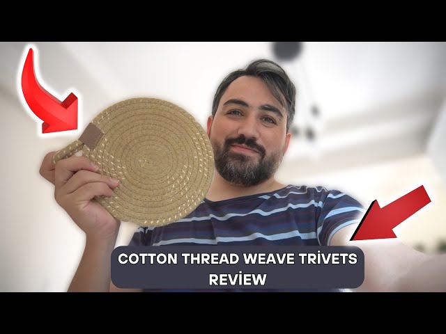 Video thumbnail for Cotton Thread Weave Trivets: Your Kitchen’s Best Friend