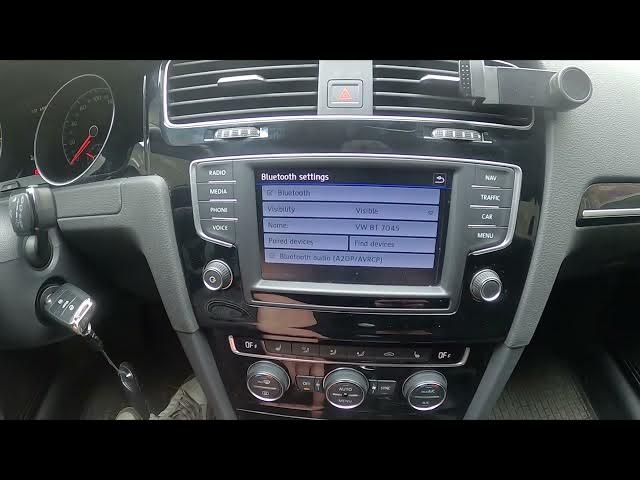 Video thumbnail for How to Find and Manage Bluetooth Settings in Volkswagen Golf VII ( 2012 - 2020 ) - Manage Bluetooth
