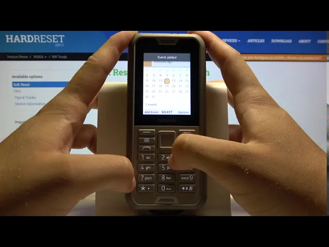 Video thumbnail for How to Add Event to Calendar in NOKIA 800 Tough – Set Up Reminder
