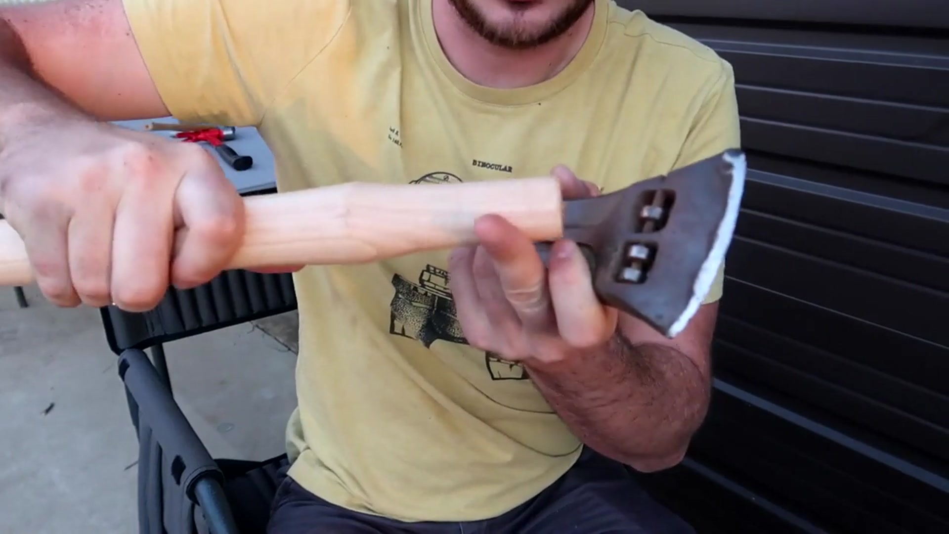 'Video thumbnail for Weirdest Axe Ever Made!'