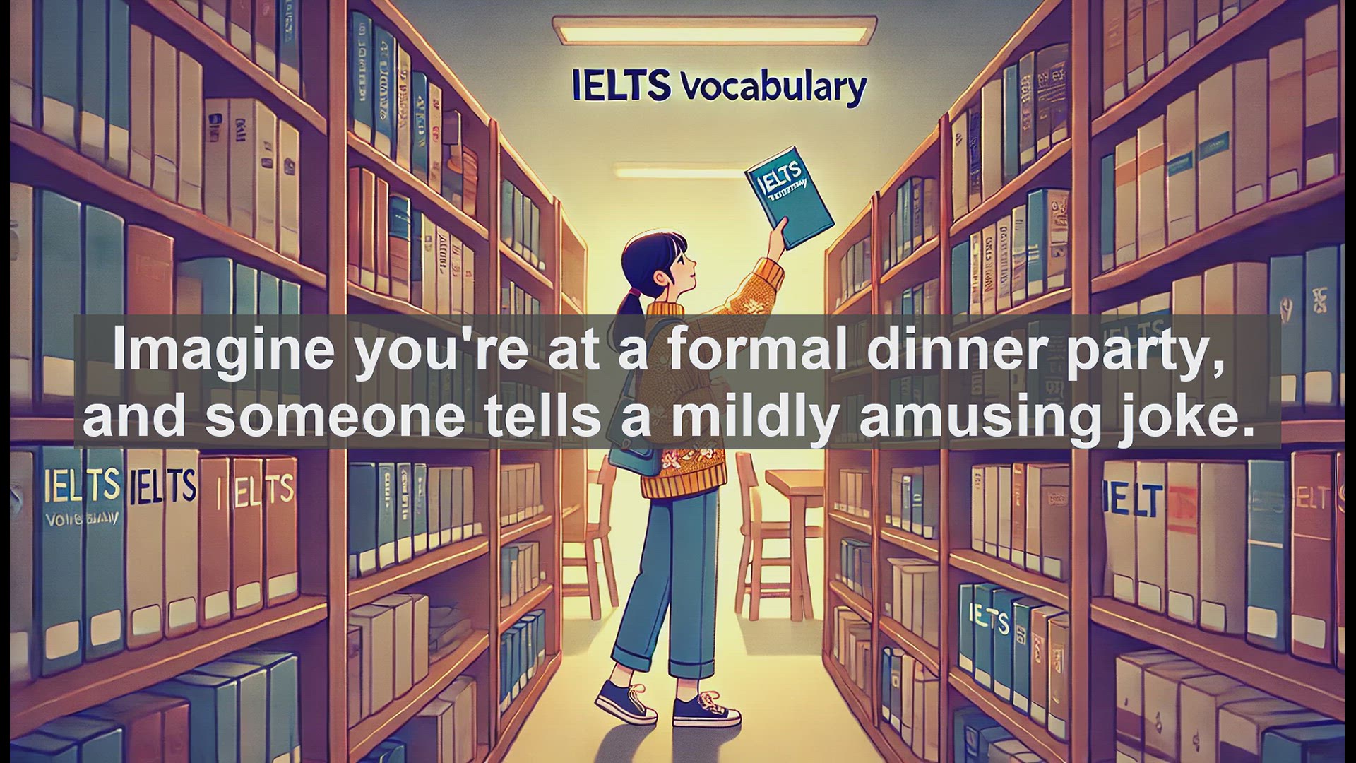 'Video thumbnail for 2000 Must Know IELTS 9.0 Vocabulary - Understanding 'Titter': A Subtle Form of Laughter'