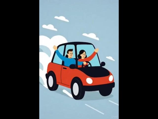 Video thumbnail for Let's Go for a Ride in My Car 🚗 | Fun English Rhyme for Kids | Buckle Up & Zoom Away! #rhymes