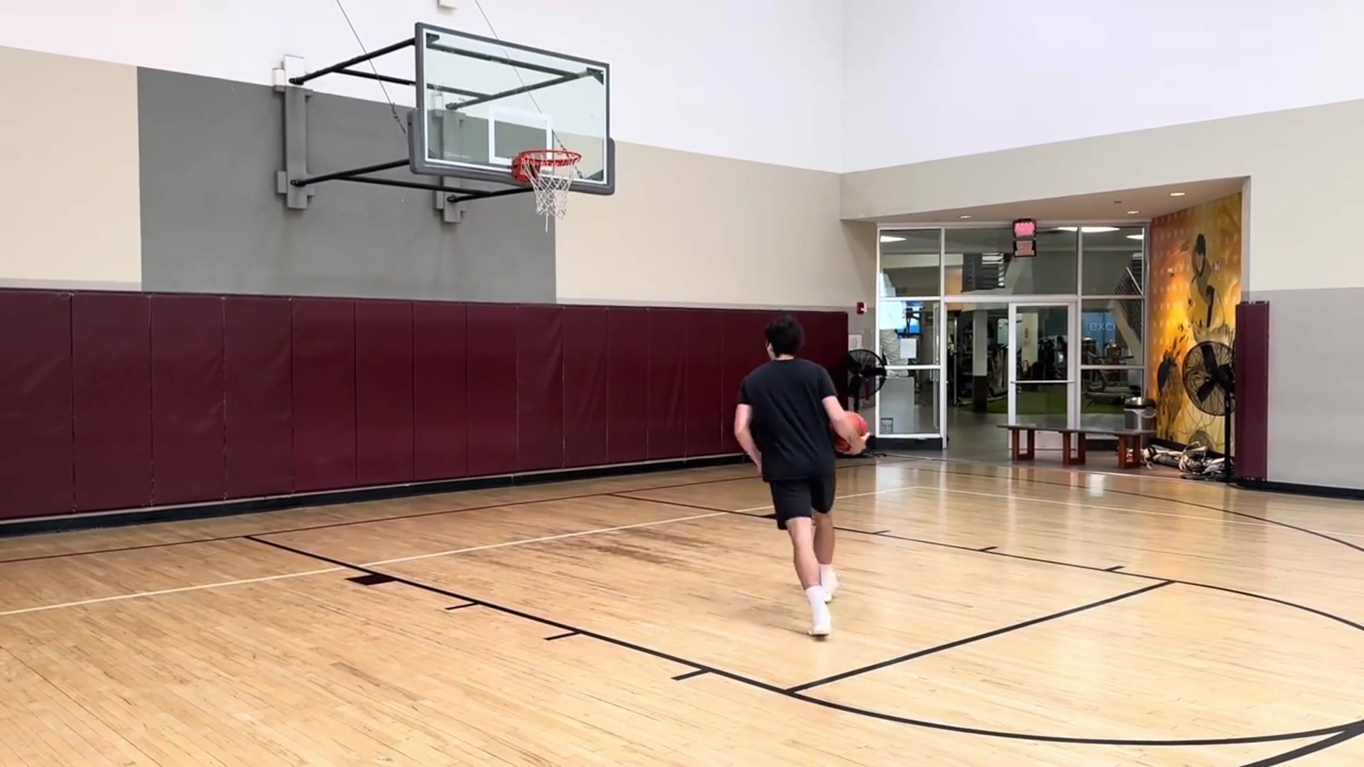 'Video thumbnail for austin bourque: dunking basketball after plantar fascia injury'