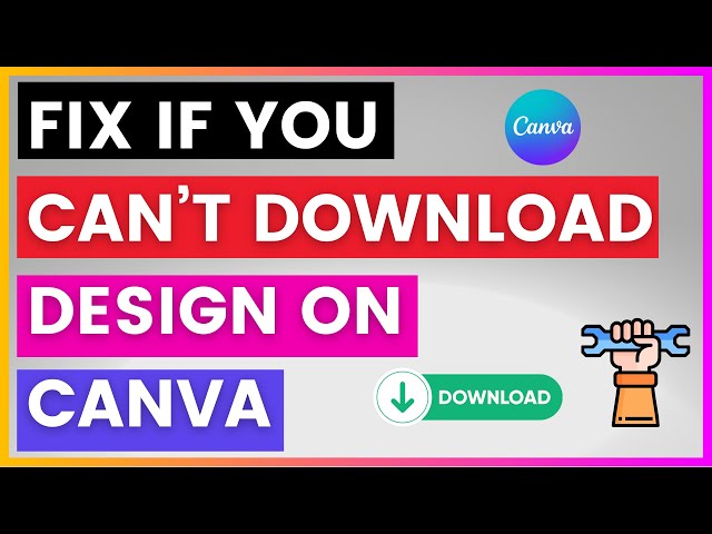 Video thumbnail for How To Fix If You Can't Download Design In Canva? [in 2025]